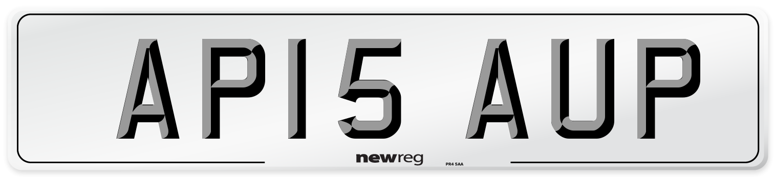 AP15 AUP Number Plate from New Reg